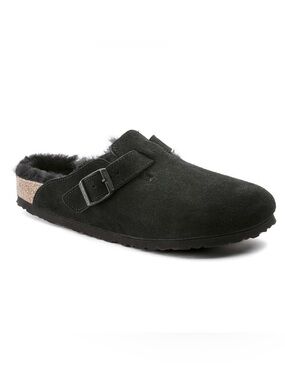 Birkenstock Boston Shearling Black Size 41 Clogs